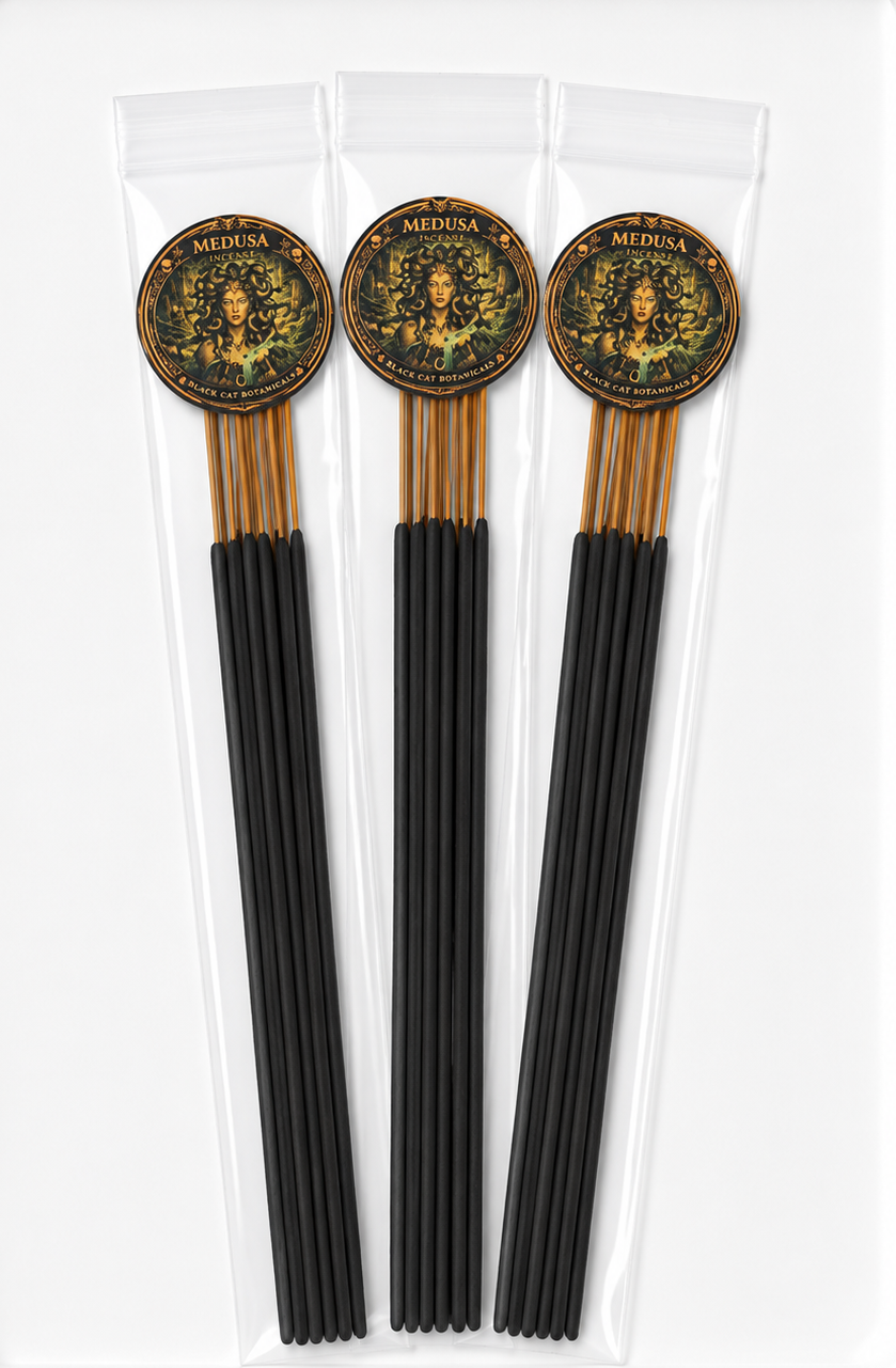 Medusa Hand-Dipped Ritual Incense | 10 Stick Pack