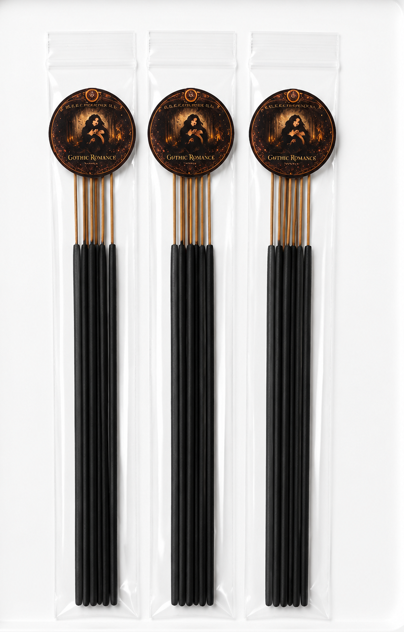 Gothic Romance Hand-Dipped Ritual Incense | 10 Stick Pack