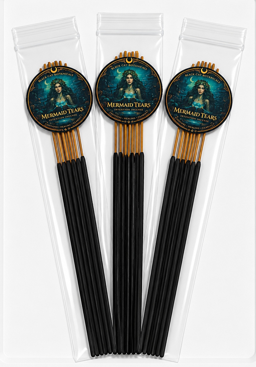 Mermaid Tears Hand-Dipped Ritual Incense | 10 Stick Pack