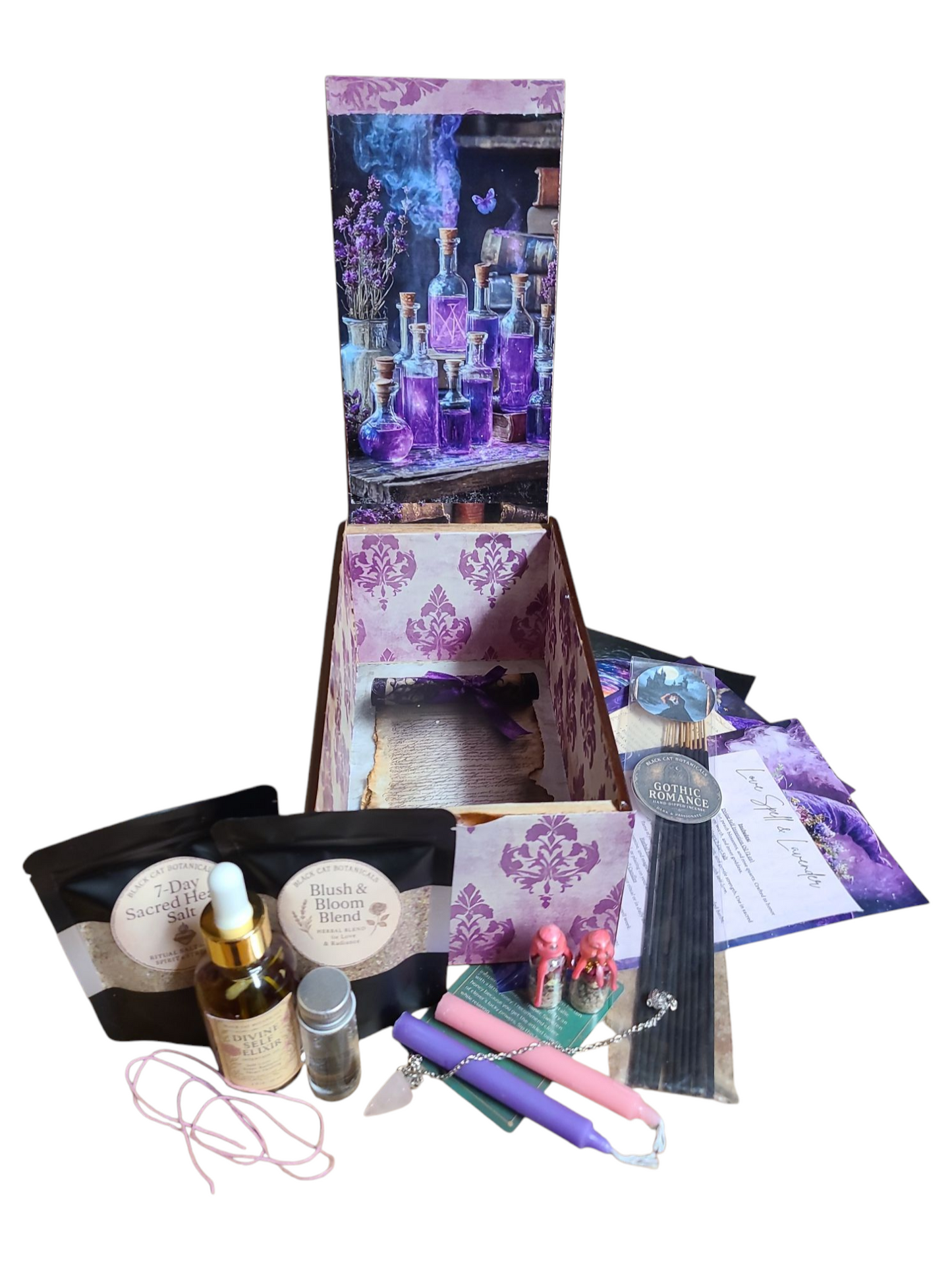 Love Spell and Lavender Ritual Box
