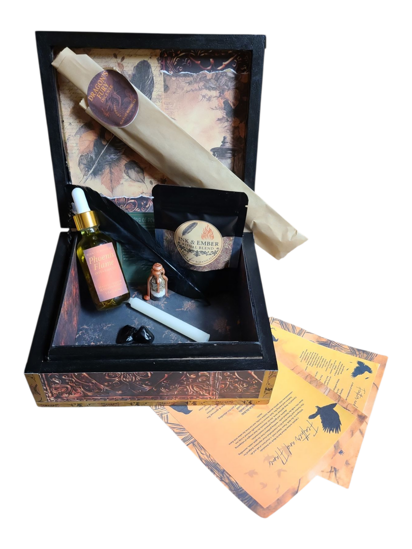 Feather and Flame Ritual Kit