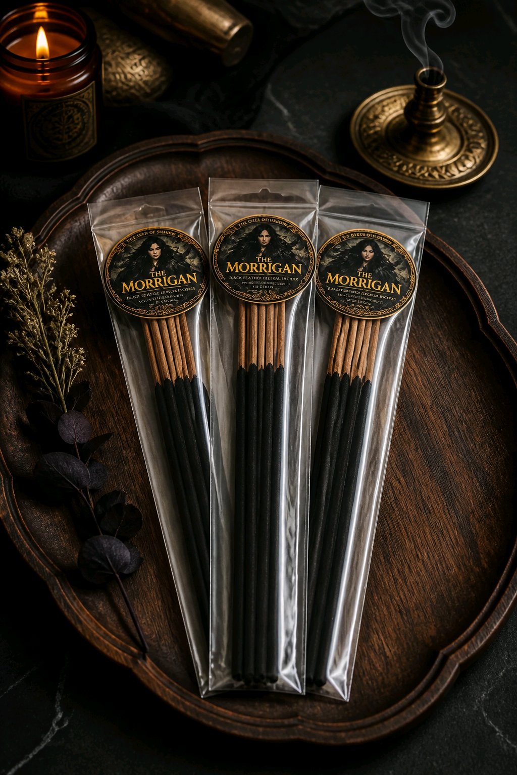 The Morrigan Hand-Dipped Ritual Incense | 10 Stick Pack