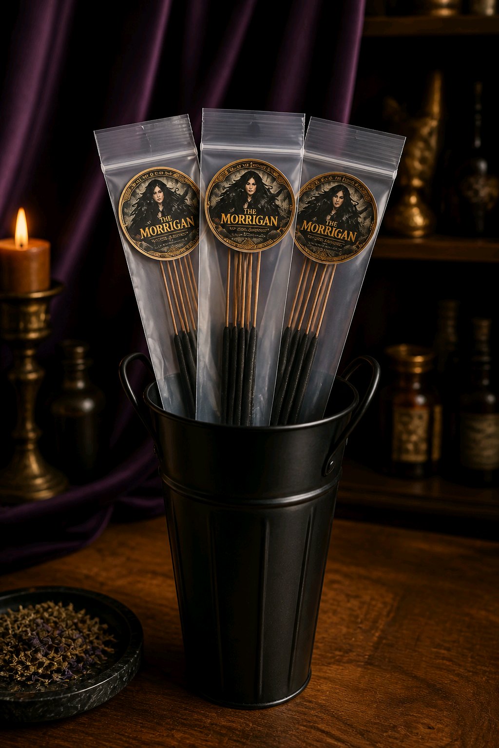 The Morrigan Hand-Dipped Ritual Incense | 10 Stick Pack