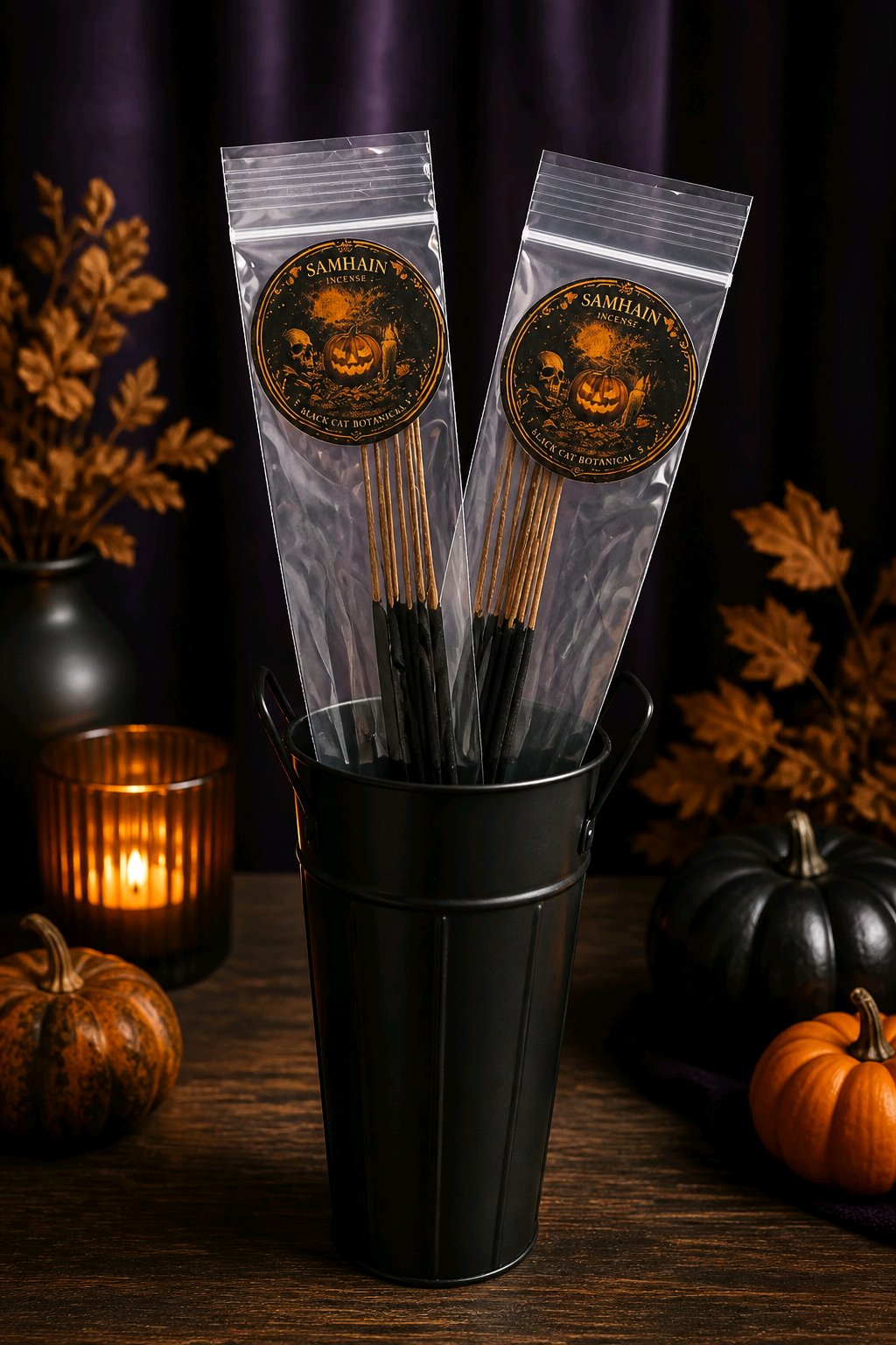 Samhain Hand-Dipped Ritual Incense | 10 Stick Pack