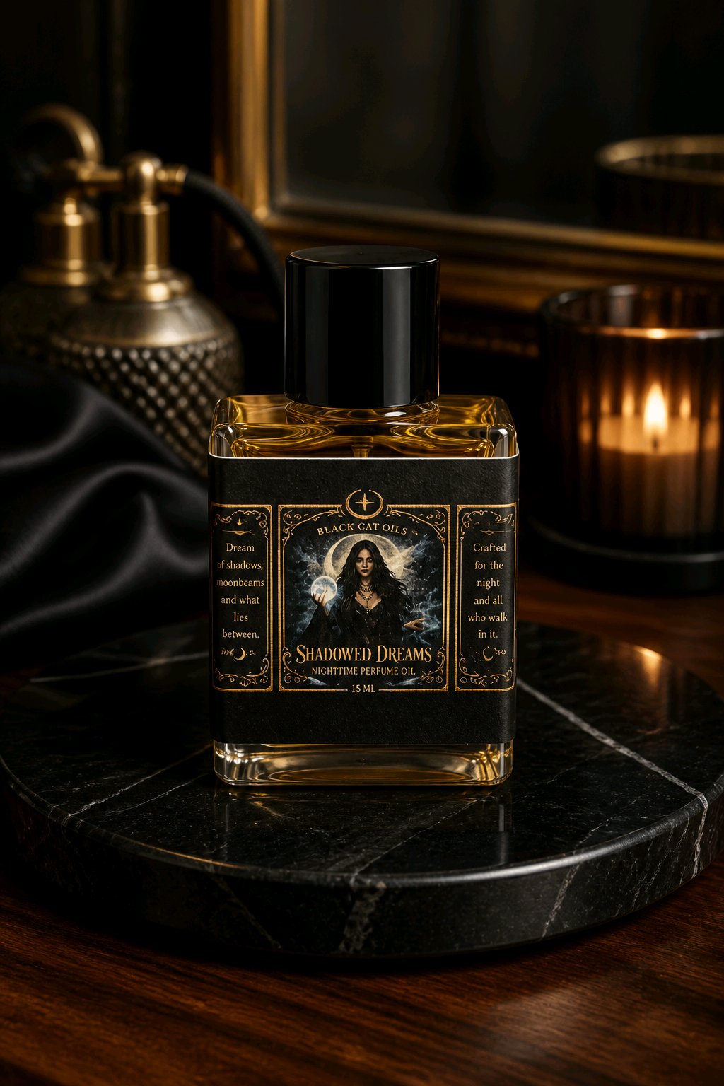 Shadowed Dreams Ritual Oil | Dreamwork, Intuition & Lucid Dreaming Oil