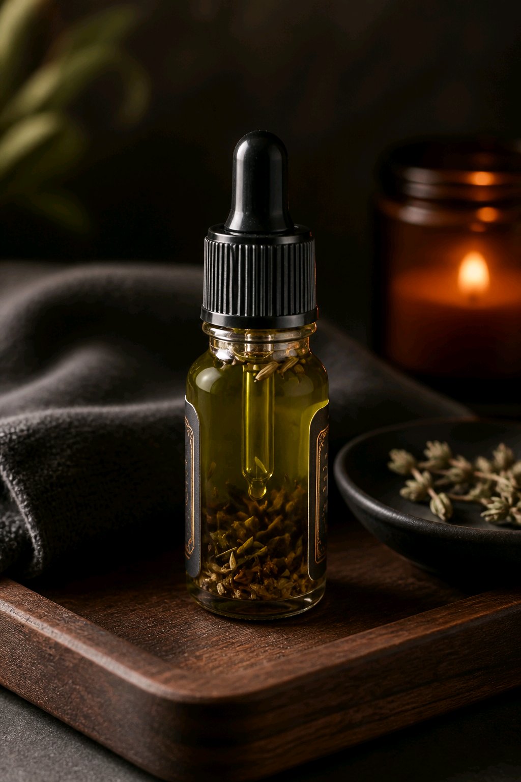 Obsidian Veil Ritual Oil | Shadow Work & Emotional Healing Oil