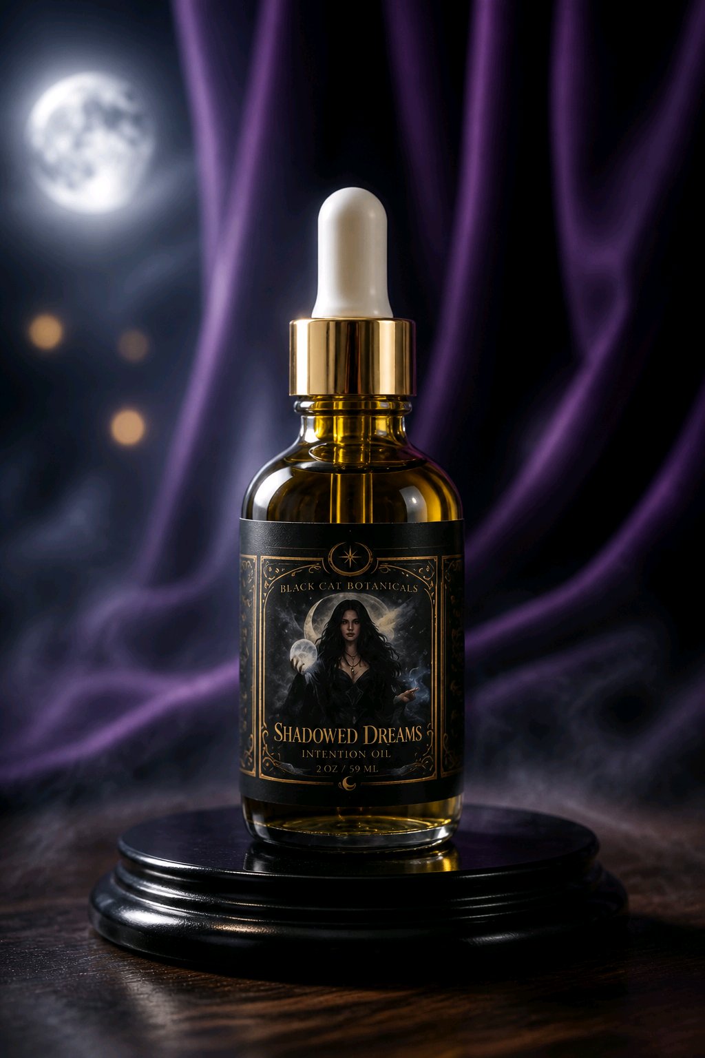 Shadowed Dreams Ritual Oil | Dreamwork, Intuition & Lucid Dreaming Oil