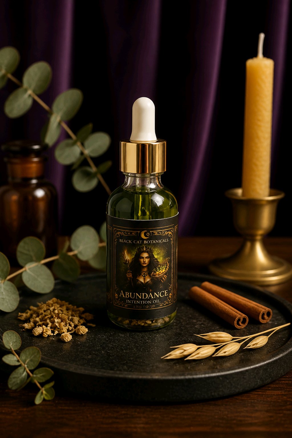 Abundance Alchemy Ritual Oil | Prosperity & Success Oil | 2oz