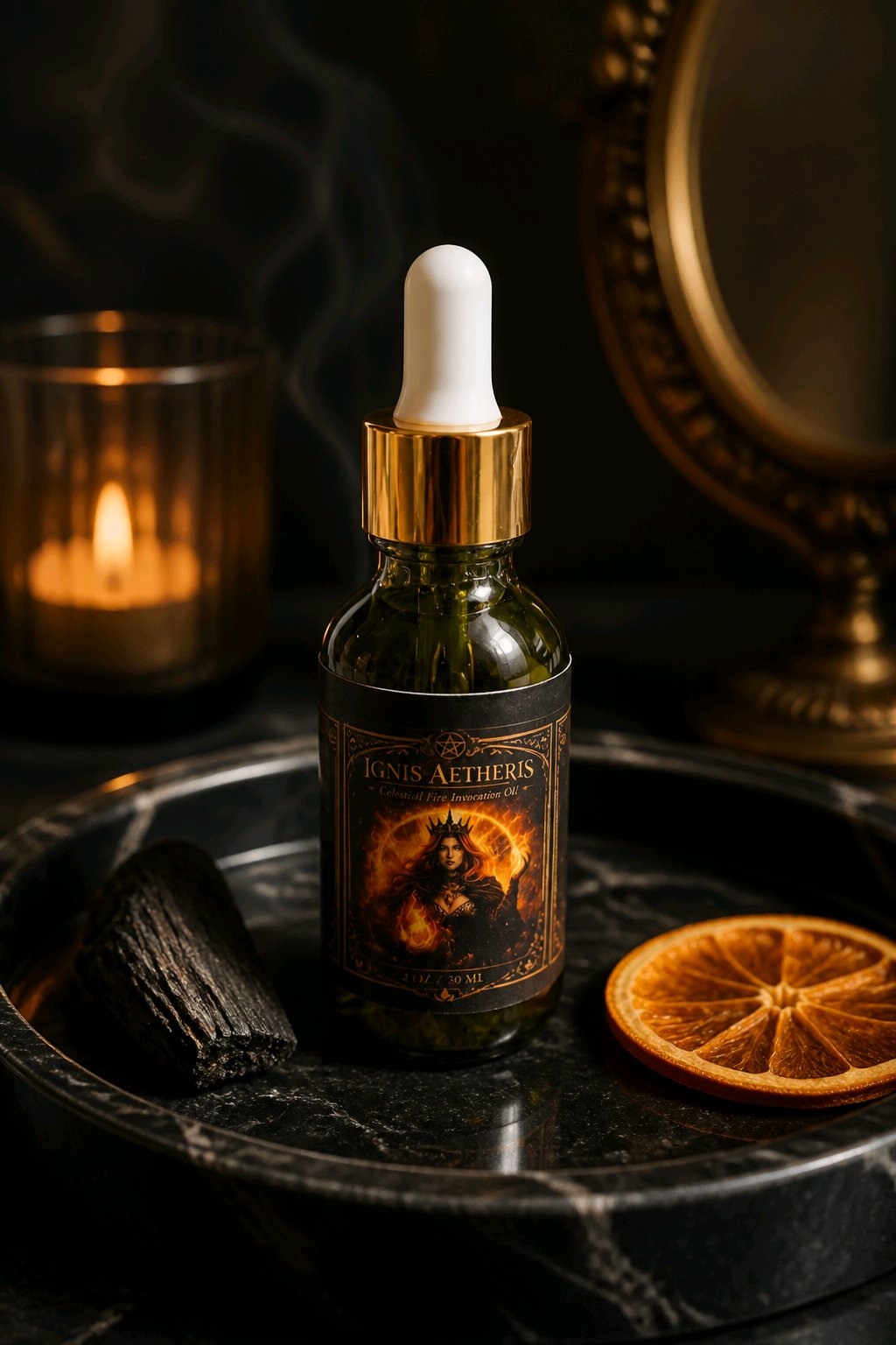 Ignis Aetheris Ritual Oil | Transformation, Awakening & Empowered Action Oil
