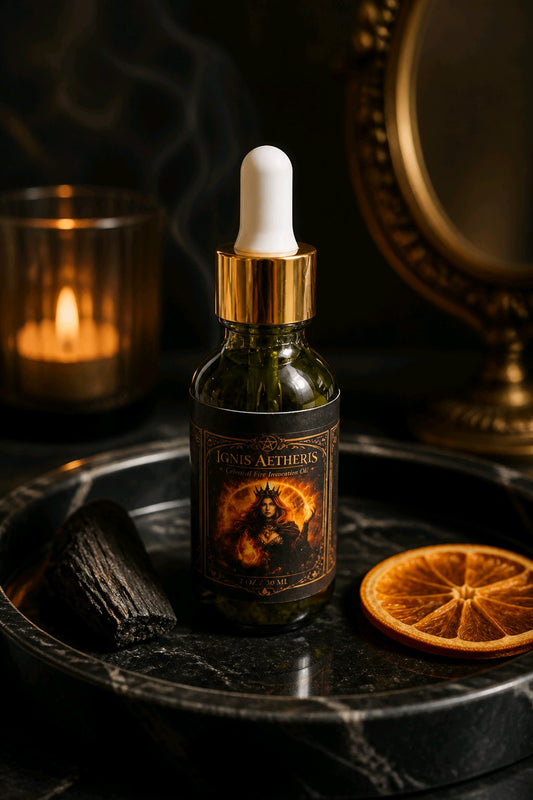 Ignis Aetheris Ritual Oil | Transformation, Awakening & Empowered Action Oil