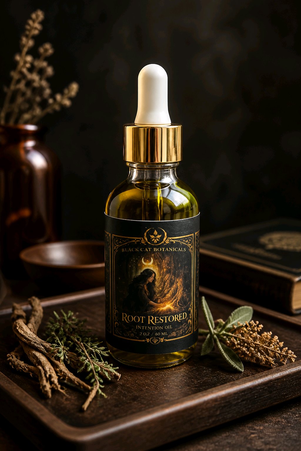 Sacred Soil Ritual Oil | Grounding, Protection & Earth Magic Oil