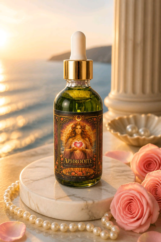 Aphrodite Ritual Oil | Love & Attraction Oil | Black Cat Botanicals