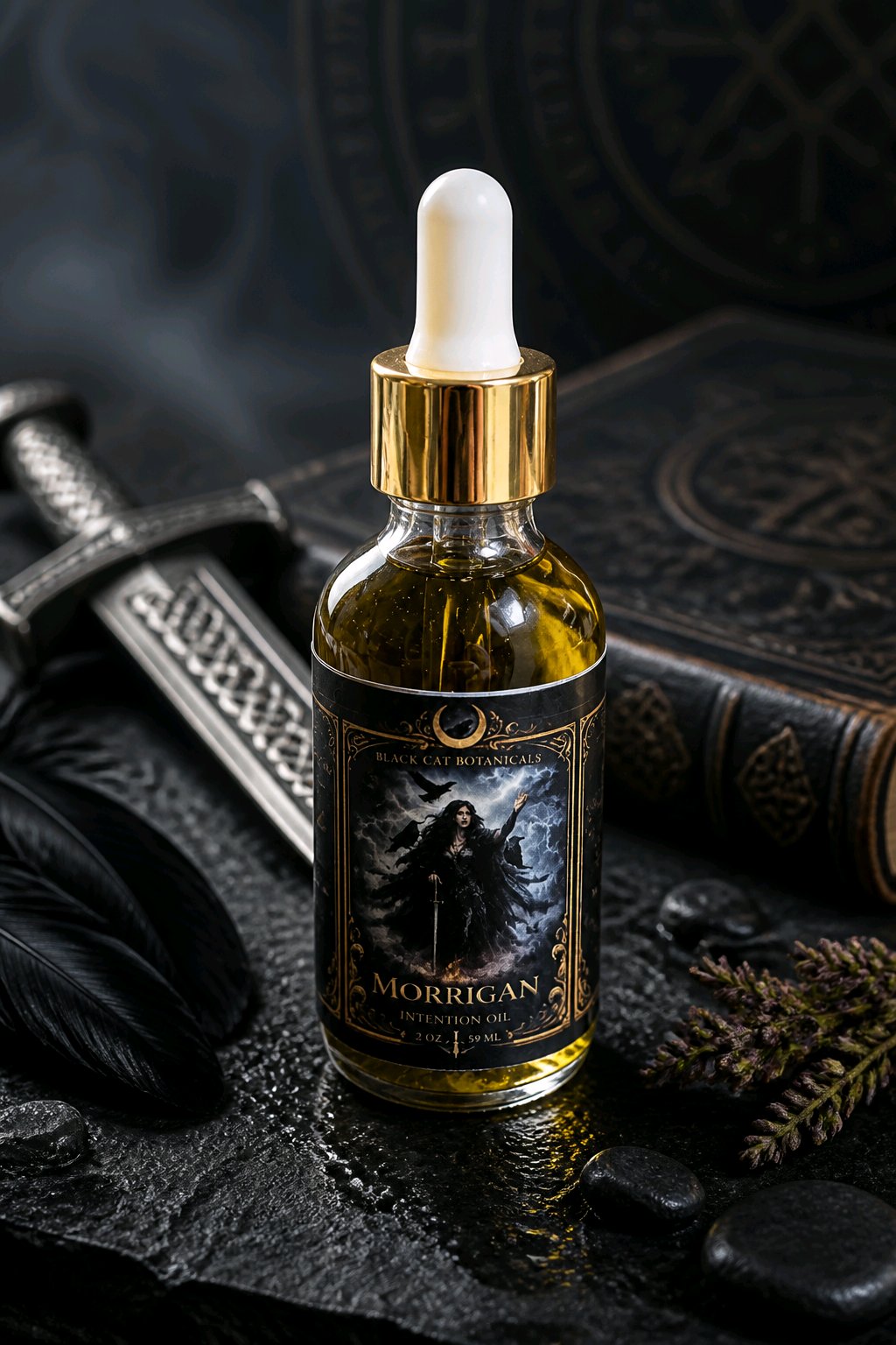 The Morrigan Ritual Oil | Protection, Sovereignty & Transformation Oil