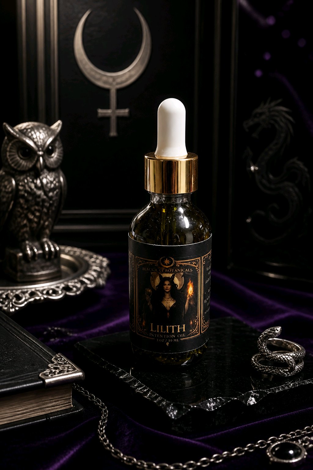 Lilith Ritual Oil | Empowerment, Shadow Work & Divine Feminine Oil