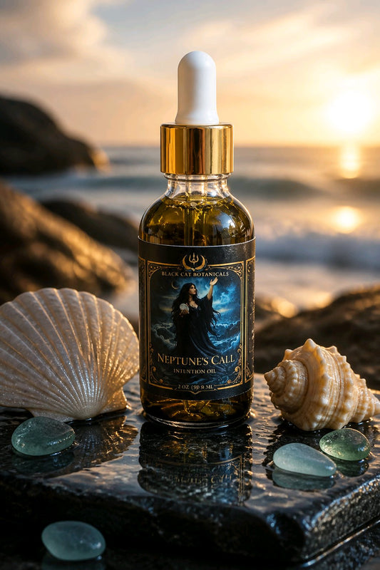 Neptune’s Call Ritual Oil | Oceanic Intuition & Emotional Healing Oil