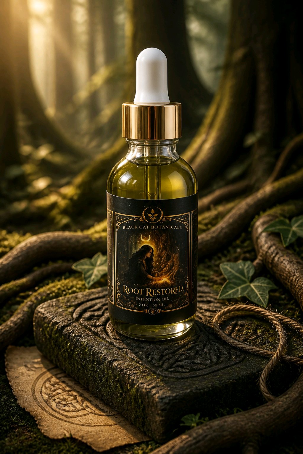 Sacred Soil Ritual Oil | Grounding, Protection & Earth Magic Oil