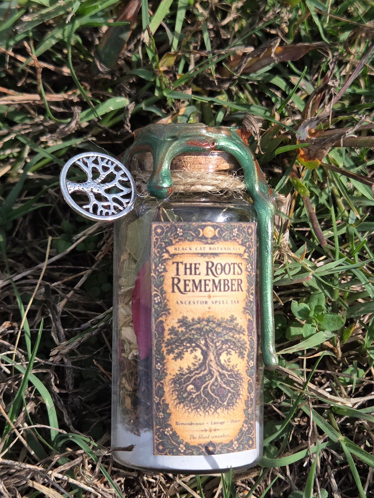 The Roots Remember Ancestor Spell Jar | Ancestral Connection, Remembrance & Legacy
