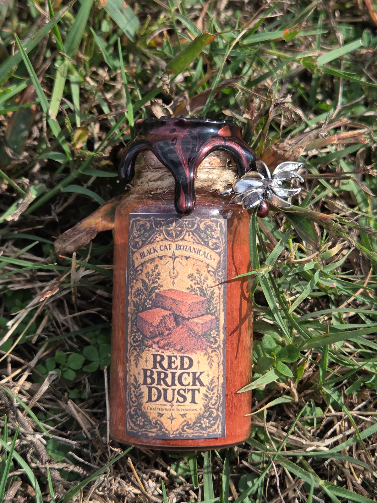 Red Brick Dust Spell Jar | Protection, Warding & Sacred Boundaries