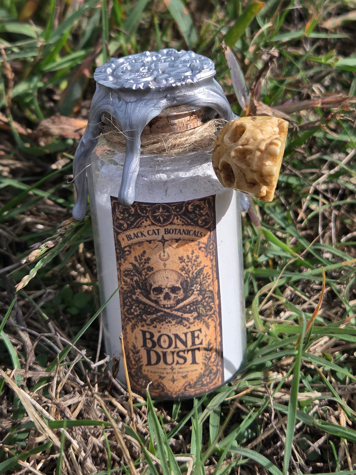 Bone Dust Ritual Jar | Death Magic, Ancestral Work & Spirit Connection