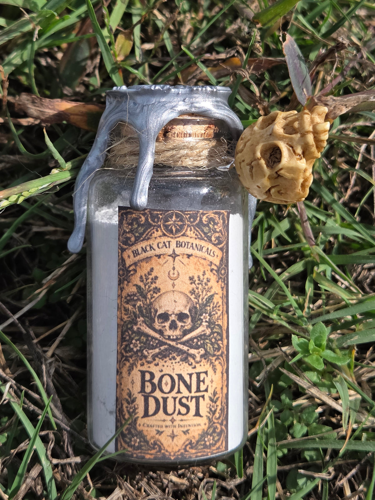 Bone Dust Ritual Jar | Death Magic, Ancestral Work & Spirit Connection