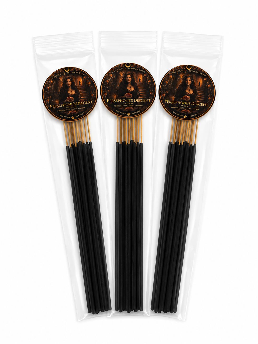 Persephone’s Descent Hand-Dipped Ritual Incense | 10 Stick Pack