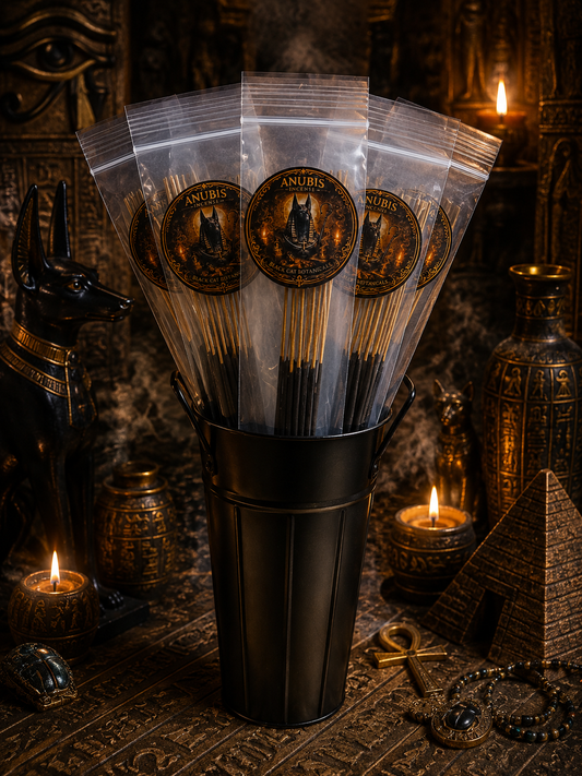 Anubis Hand-Dipped Ritual Incense | 10 Stick Pack