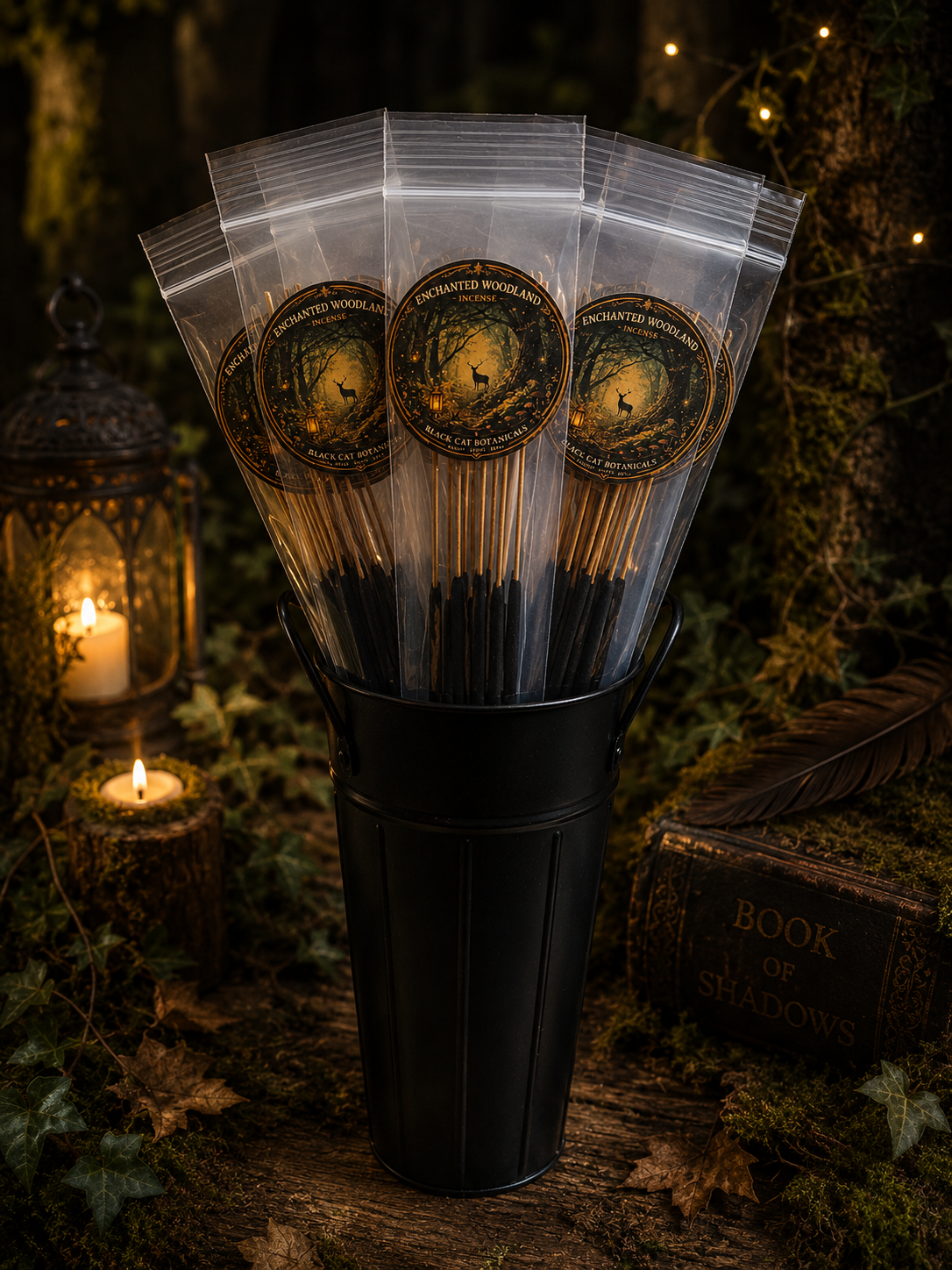 Enchanted Woodland Hand-Dipped Ritual Incense | 10 Stick Pack