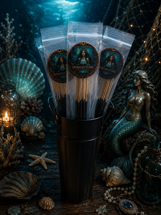 Mermaid Tears Hand-Dipped Ritual Incense | 10 Stick Pack