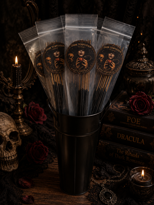 Dark Temptation Hand-Dipped Ritual Incense | 10 Stick Pack