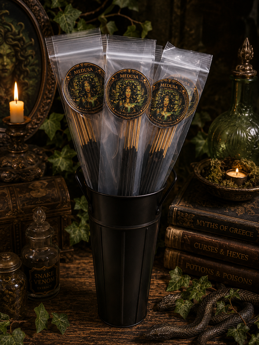 Medusa Hand-Dipped Ritual Incense | 10 Stick Pack