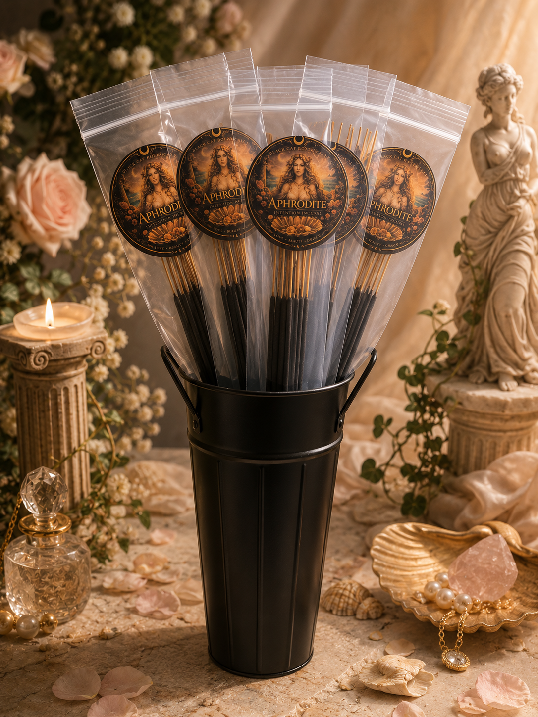 Aphrodite Hand-Dipped Ritual Incense | 10 Stick Pack