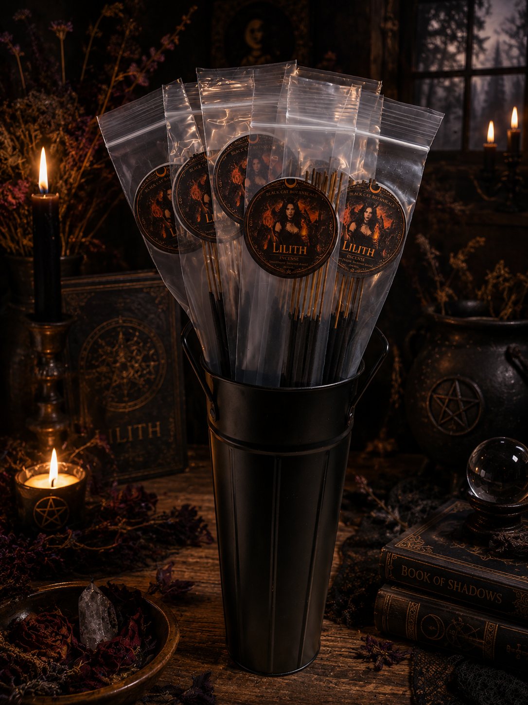 Lilith Hand-Dipped Ritual Incense | 10 Stick Pack
