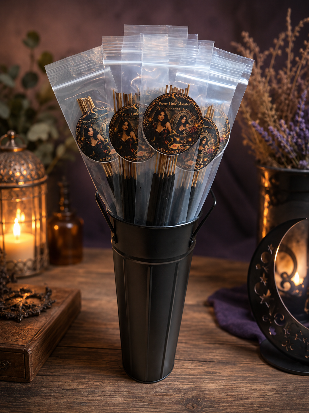 Pretty Little Monster Hand-Dipped Ritual Incense | 10 Stick Pack
