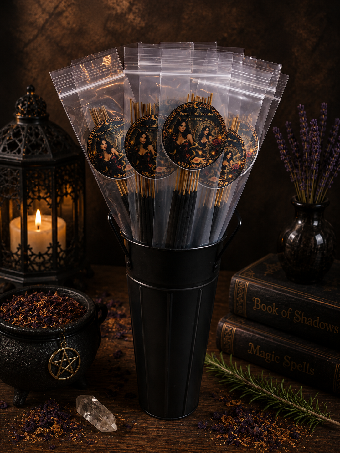 Pretty Little Monster Hand-Dipped Ritual Incense | 10 Stick Pack
