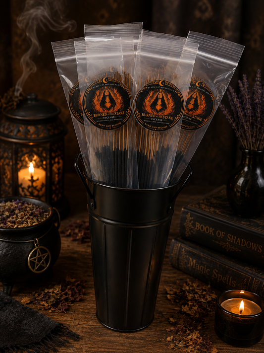 Burned at the Stake Hand-Dipped Ritual Incense | 10 Stick Pack