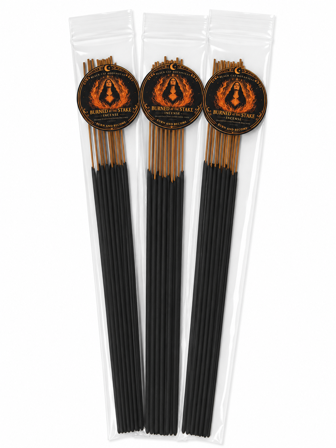 Burned at the Stake Hand-Dipped Ritual Incense | 10 Stick Pack