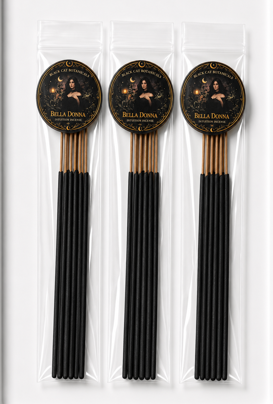 Bella Donna Hand-Dipped Ritual Incense | 10 Stick Pack