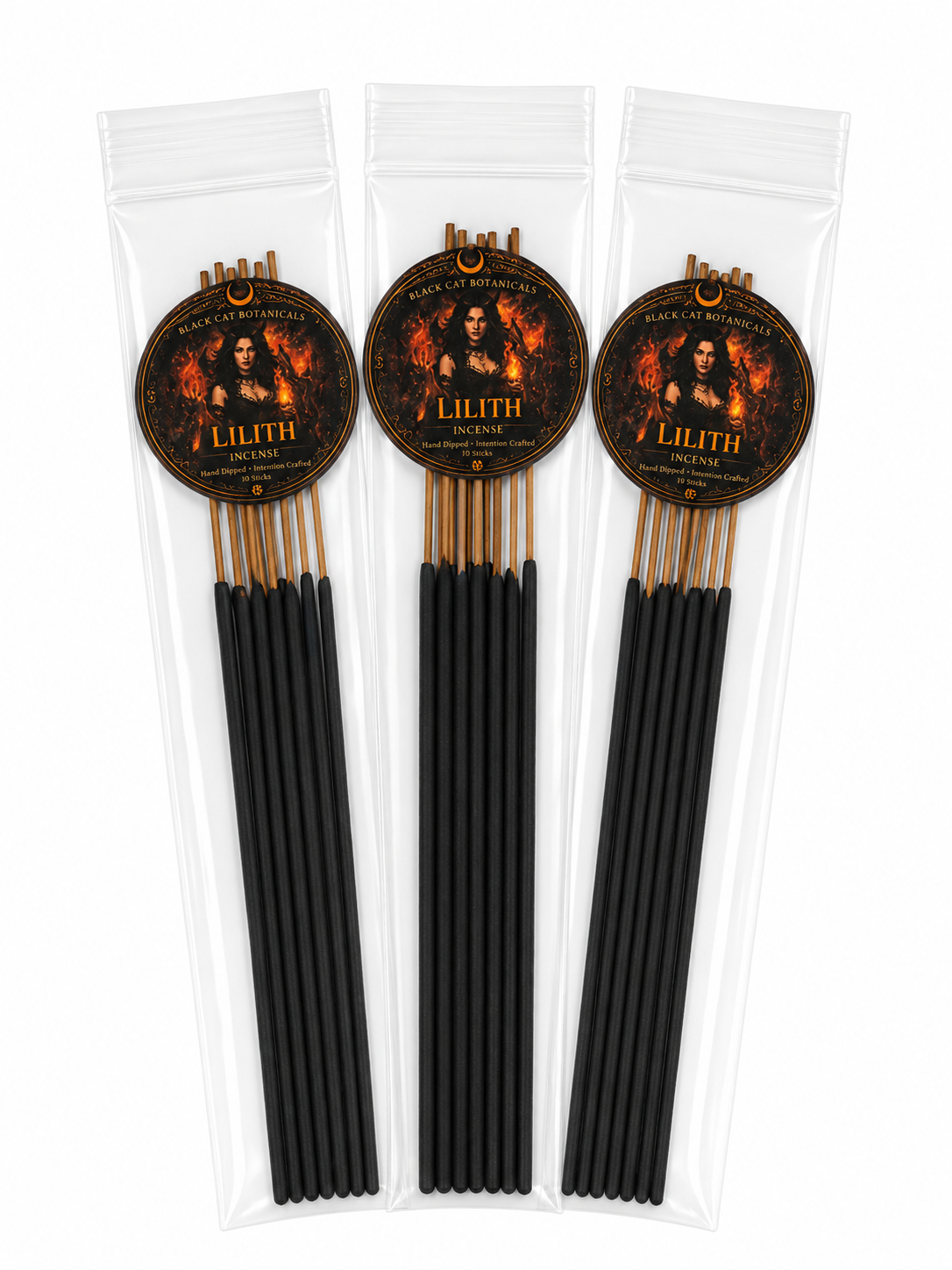 Lilith Hand-Dipped Ritual Incense | 10 Stick Pack