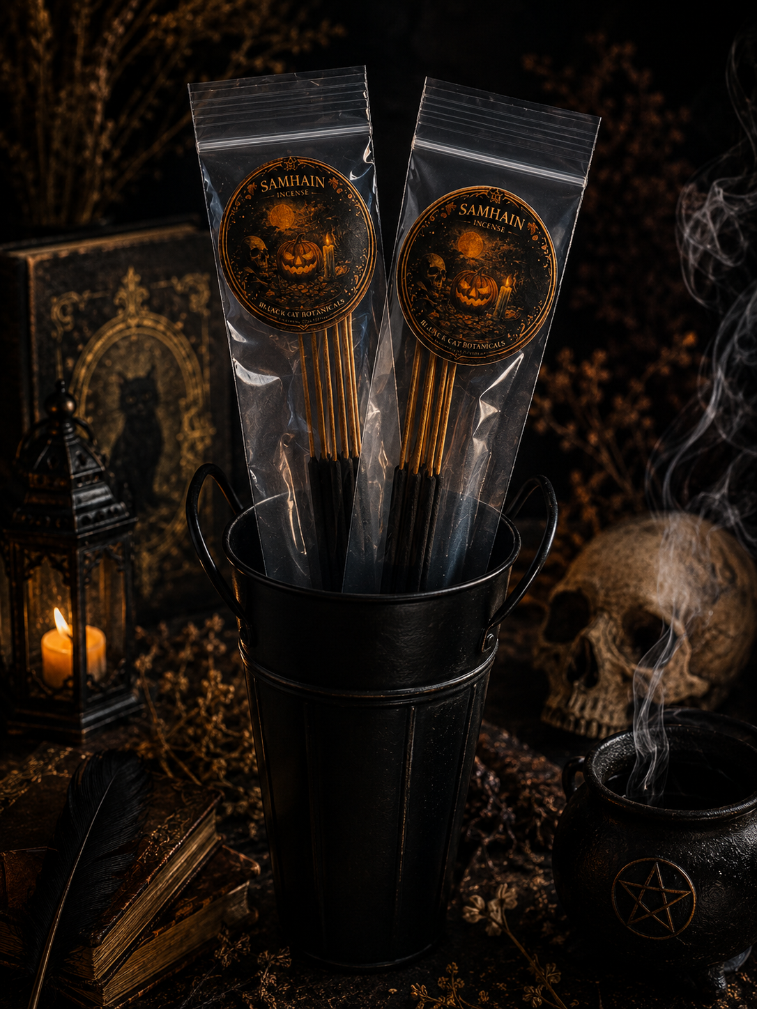 Samhain Hand-Dipped Ritual Incense | 10 Stick Pack