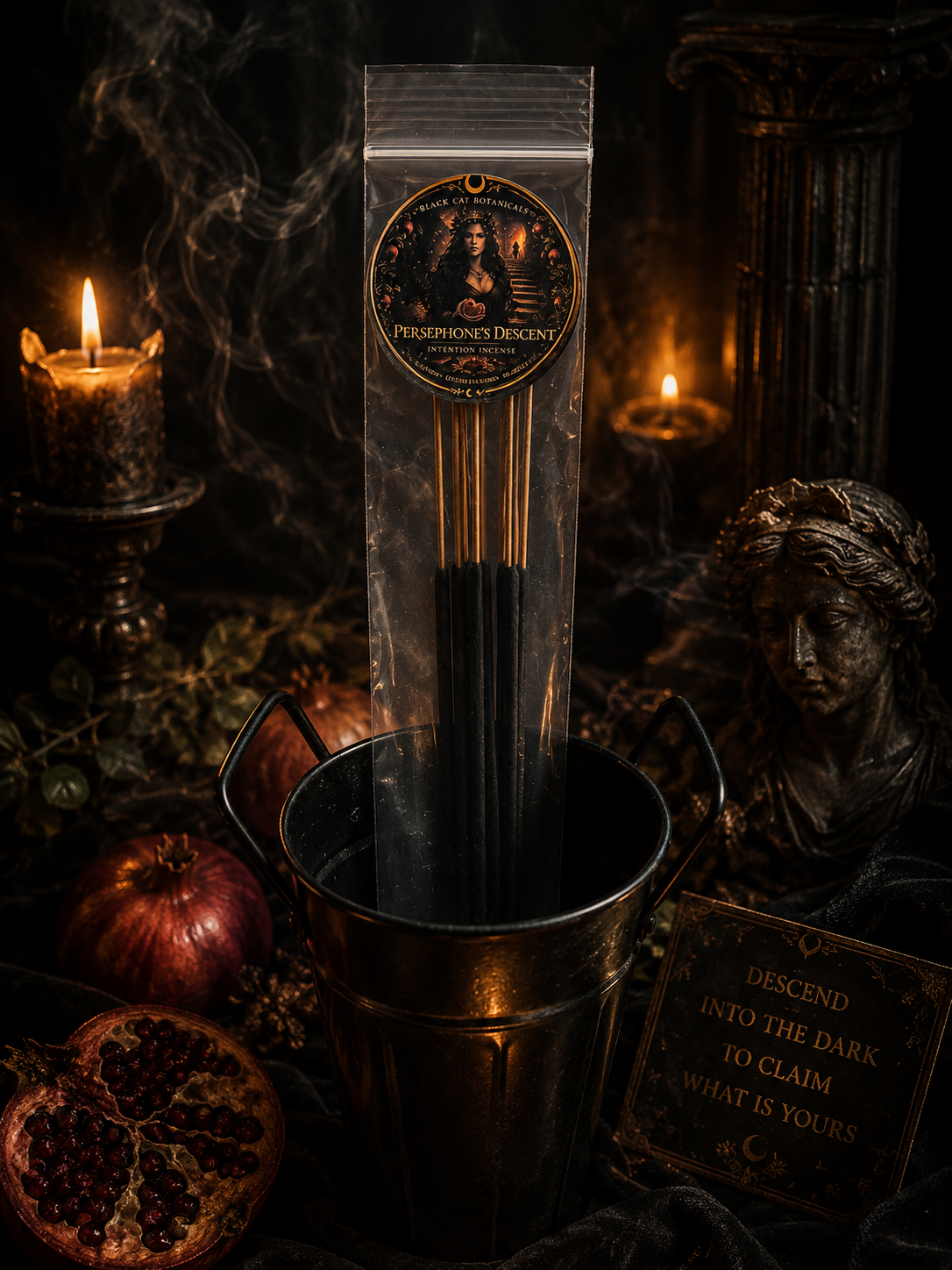 Persephone’s Descent Hand-Dipped Ritual Incense | 10 Stick Pack