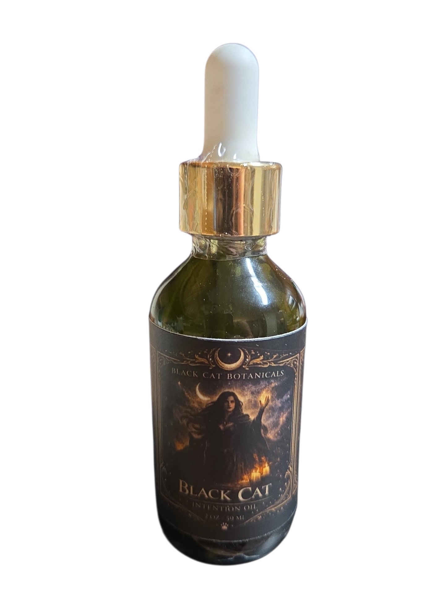 Black Cat Ritual Oil | Protection & Luck Oil | Black Cat Botanicals