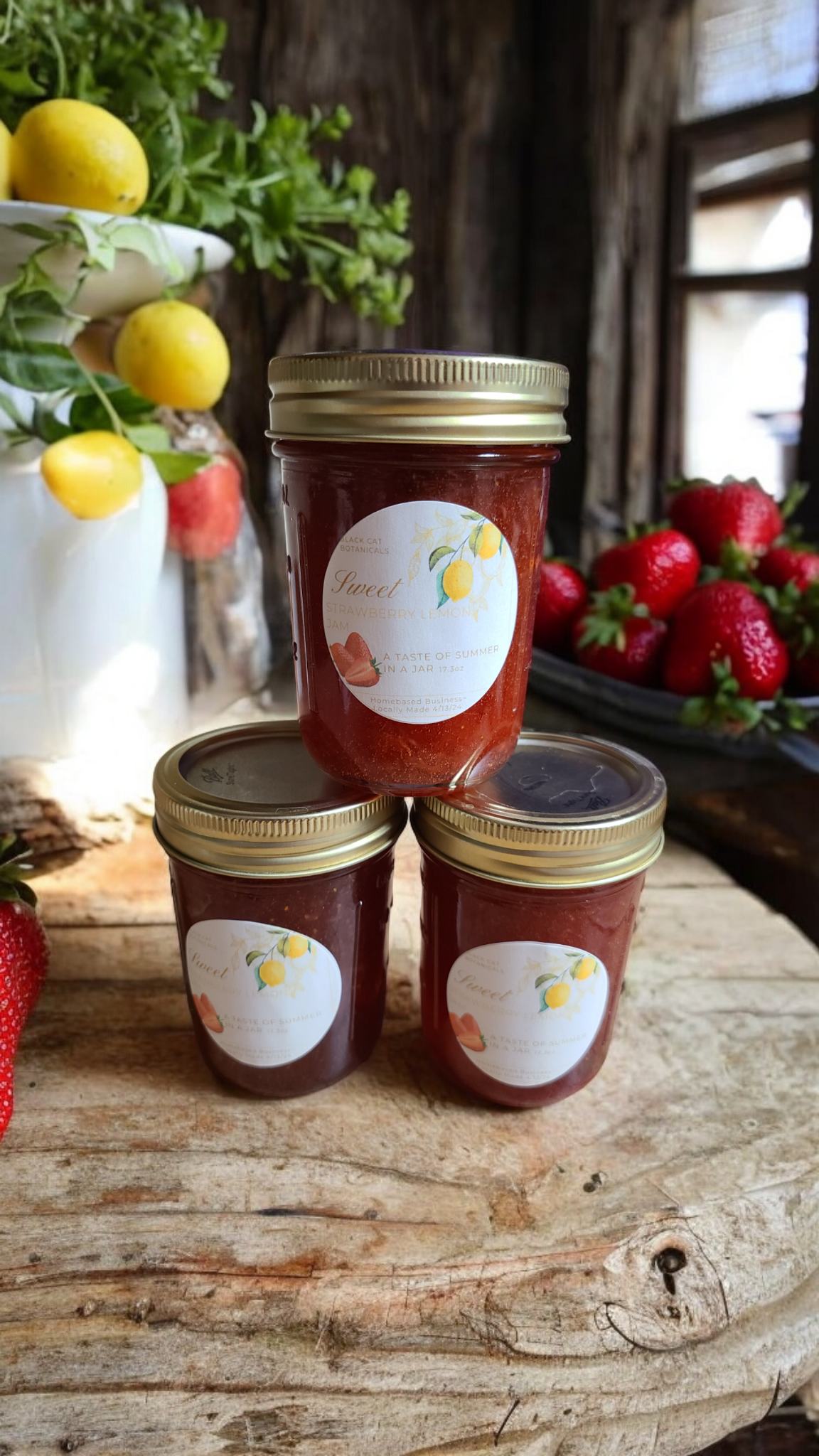 Strawberry Lemon Jam