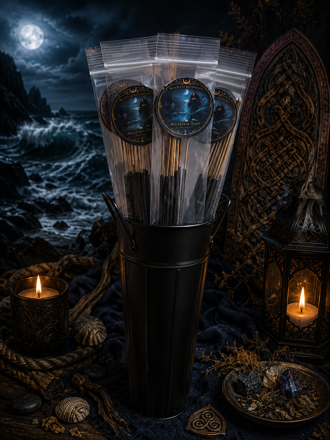 Ancestral Tides Hand-Dipped Ritual Incense | 10 Stick Pack